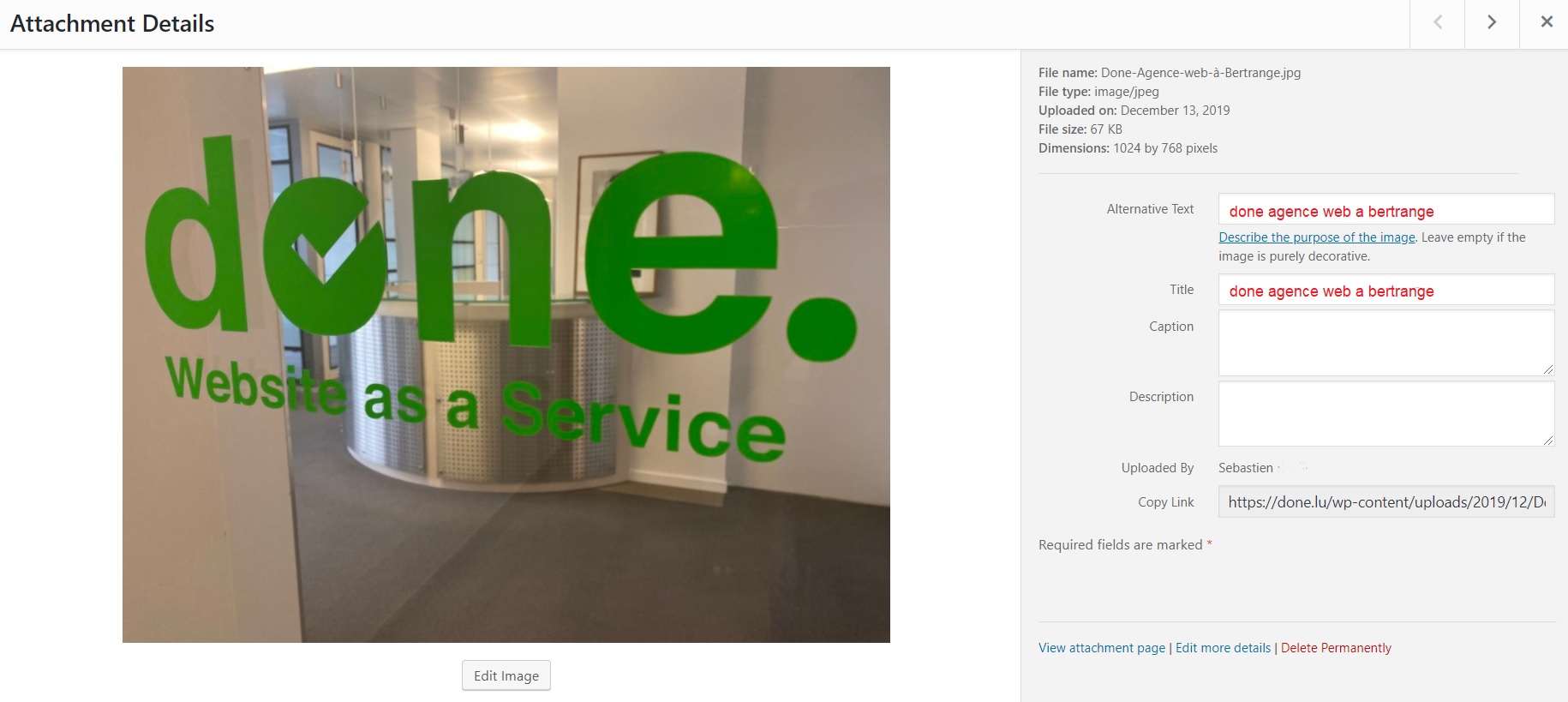 done agence web a bertrange