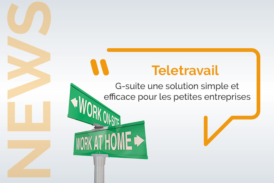 Le teletravail avec GSuite